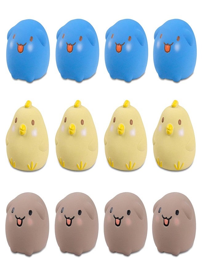 SCHITEC Dog Toys Squeaky, Interactive Animal Puppy Toy Pack, Cute Latex Rubber Squeak Pet Balls for Puppies Mini Small Breed Dogs - Image 1